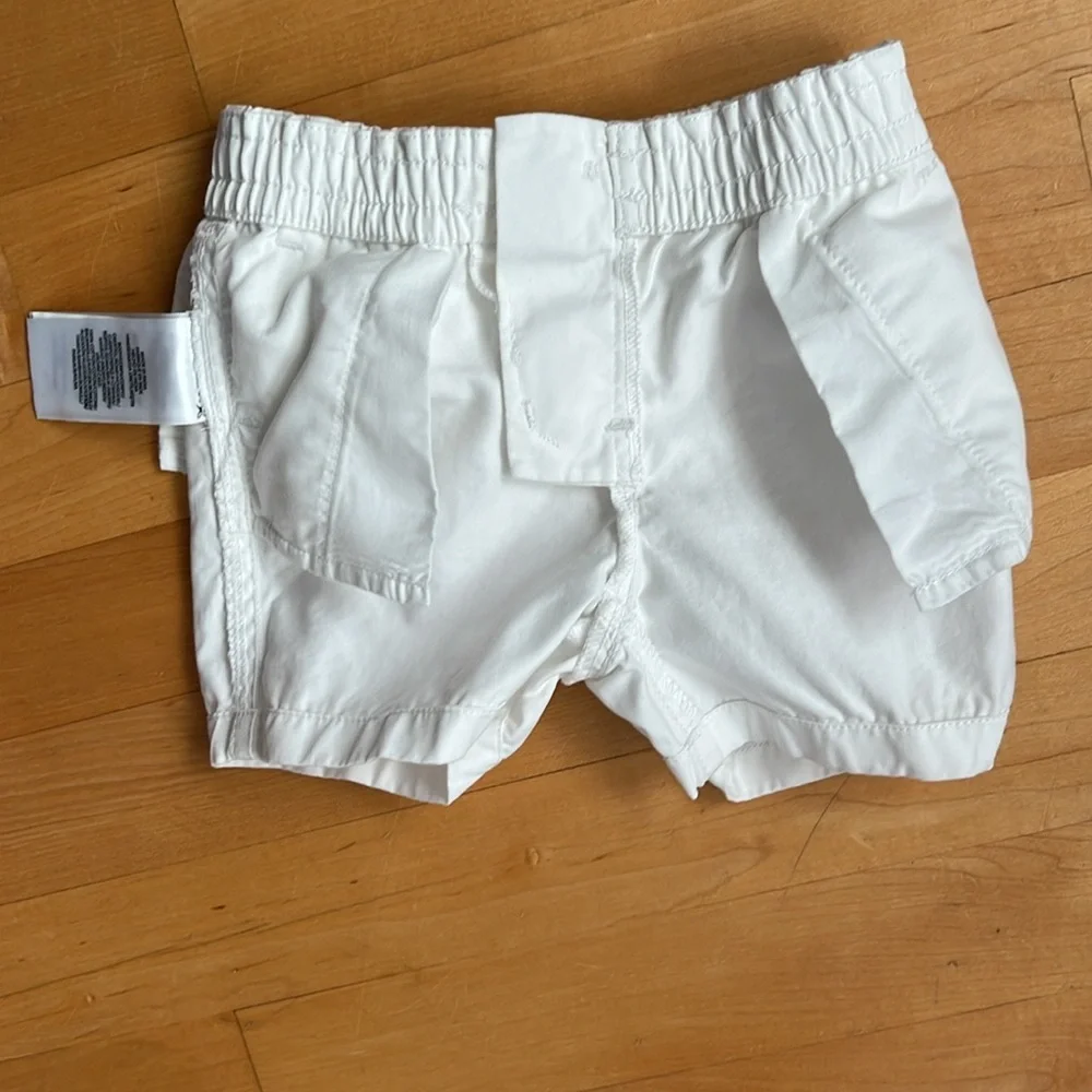 🏇BIG PONY Set | Ralph Lauren Blue & Green Color Block Polo Shirt + White Shorts